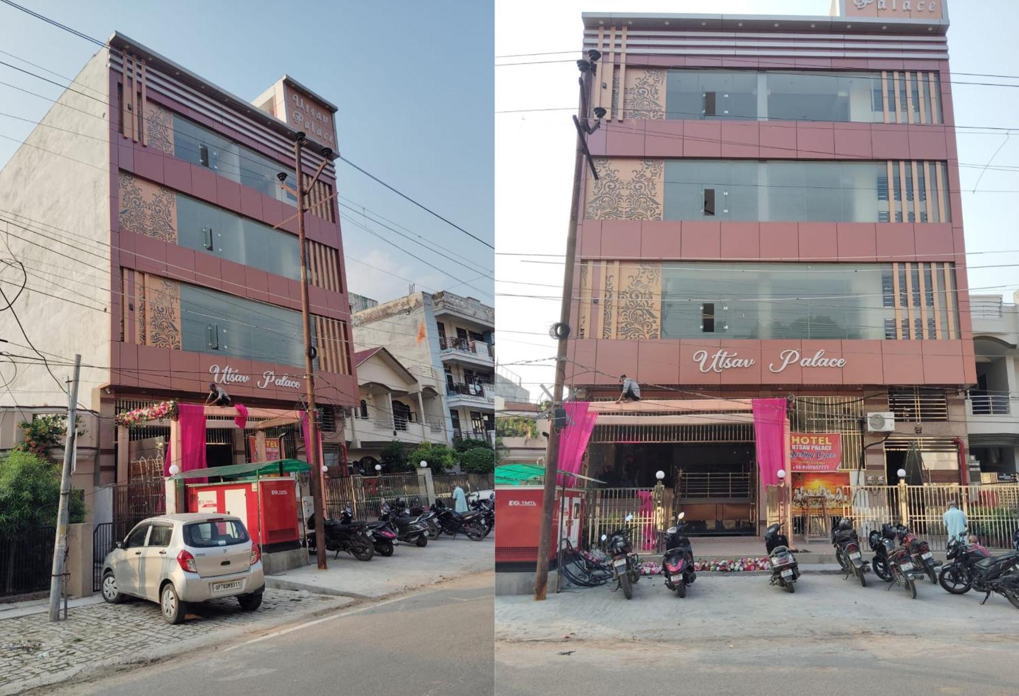 Hotel Utsav Palace Kanpur Exteriör bild